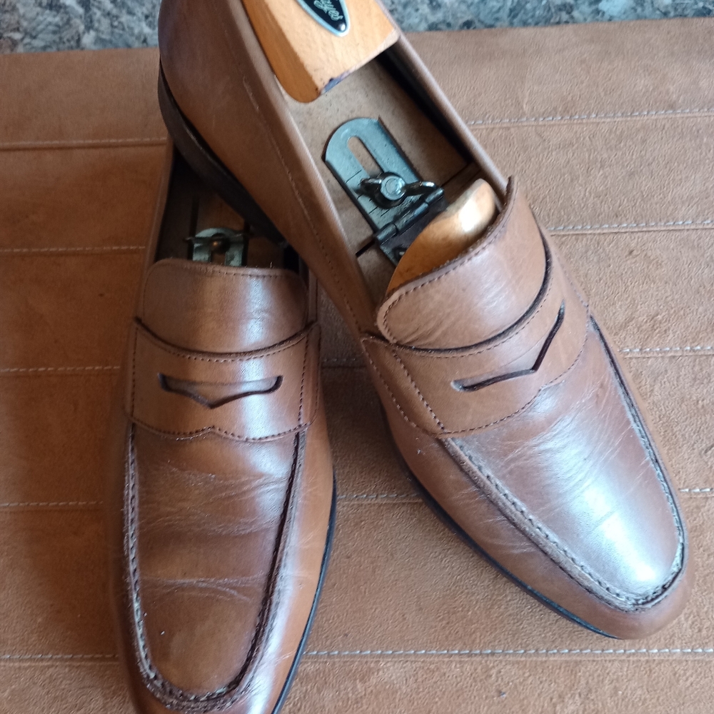 To Boot New York Men's Tan Brown Dress Slipon Loafer Size9M
